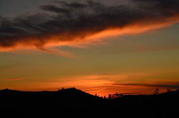 landskap,horisont,moln,himmel,Sol,soluppgång