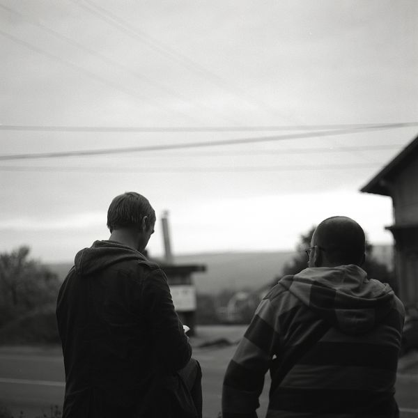 black and white,people,hair,white,silhouette,analog