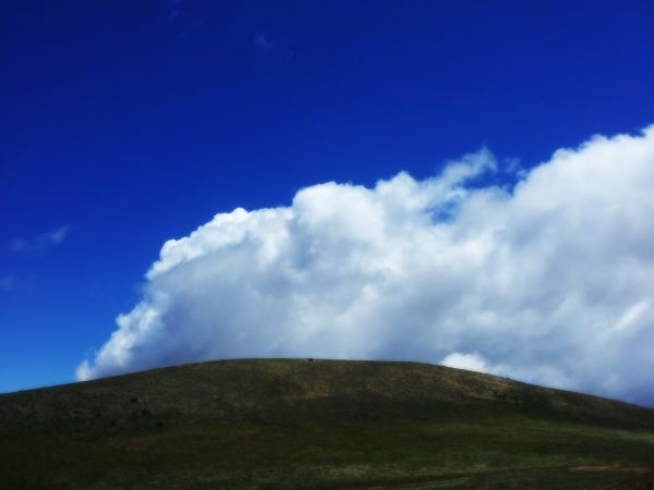 natur, fjell, himmel, hvit, horisont, Sky