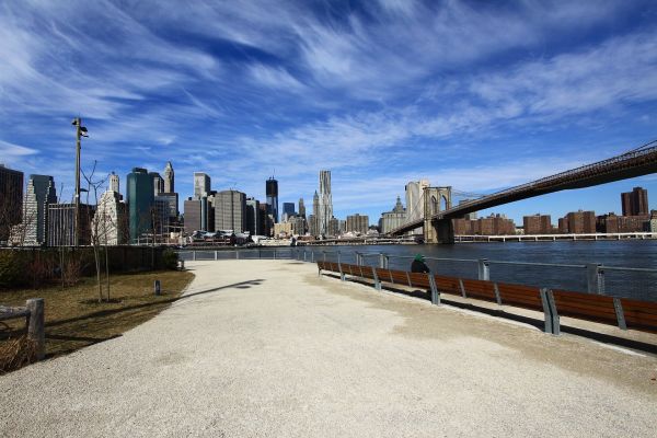 puente,horizonte,calle,ciudad,pared,río