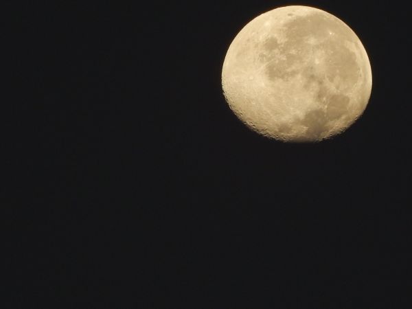 notte, atmosfera, Luna, Luna piena, chiaro di luna, cerchio