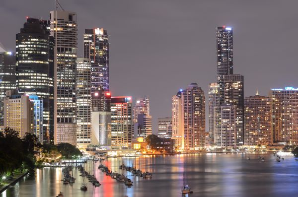 Horizon,nuit,ville,Gratte-ciel,Paysage urbain,centre ville