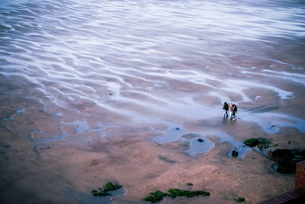 strand,tenger,tengerpart,víz,óceán,felhő