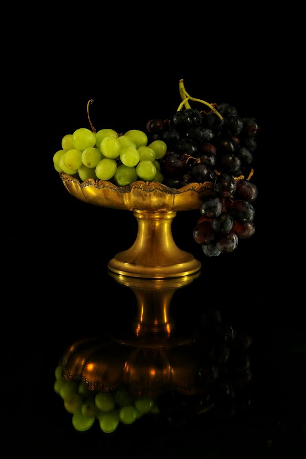 plant, grape, fruit, nature, flower, glass