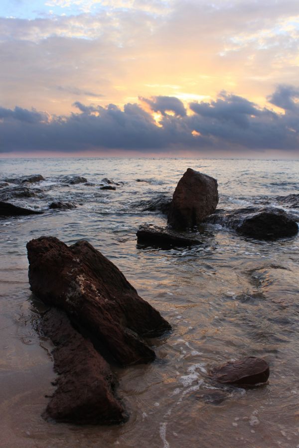 playa, paisaje, mar, costa, agua, arena