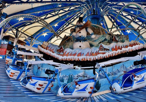 des loisirs, parc d'attractions, parc, balade, carrousel, frisson