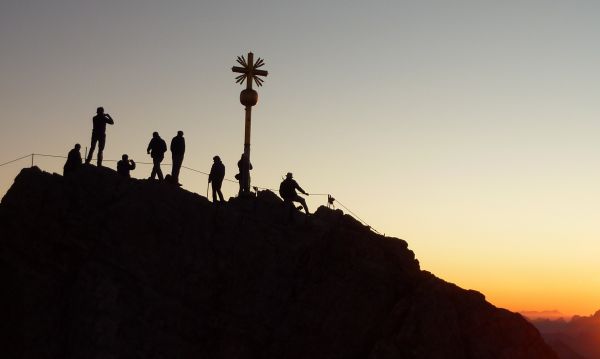 landscape,rock,silhouette,mountain,horizon,rope