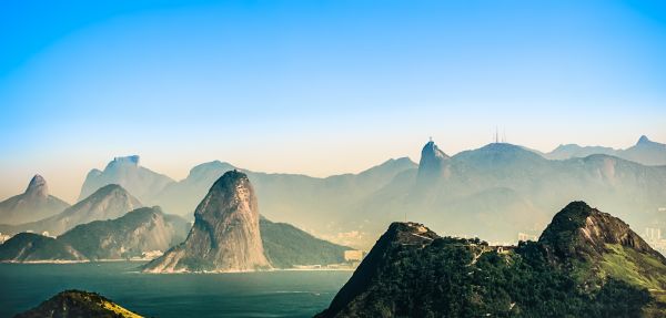 Landschaft, Meer, Wasser, Natur, Horizont, Berg