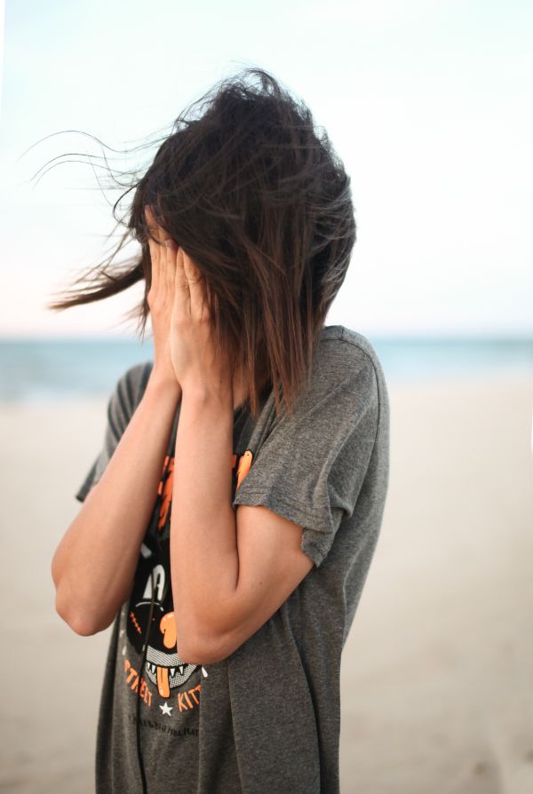 hand, person, girl, woman, hair, photography