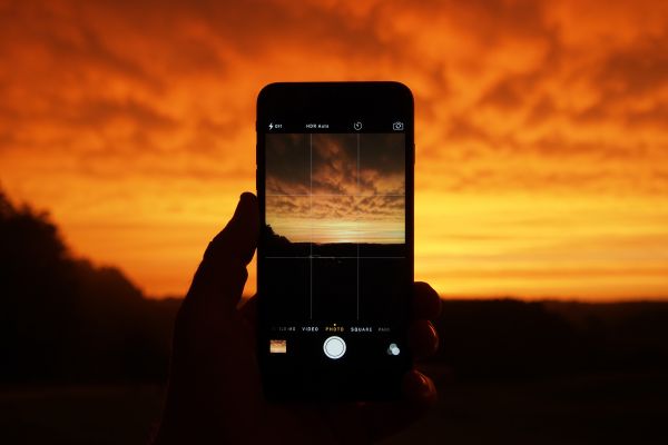 hand, light, technology, sky, sun, woman