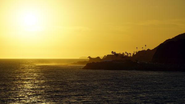 strand, landskab, hav, kyst, vand, natur