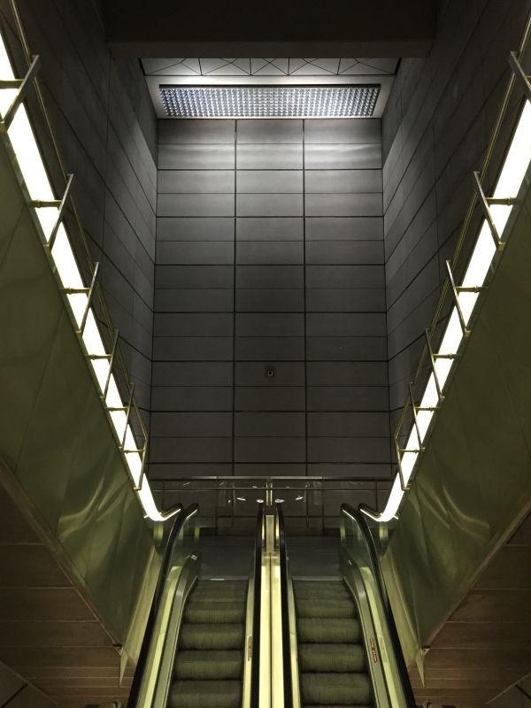 Licht, die Architektur, Treppe, U-Bahn, Atmosphäre, Rolltreppe