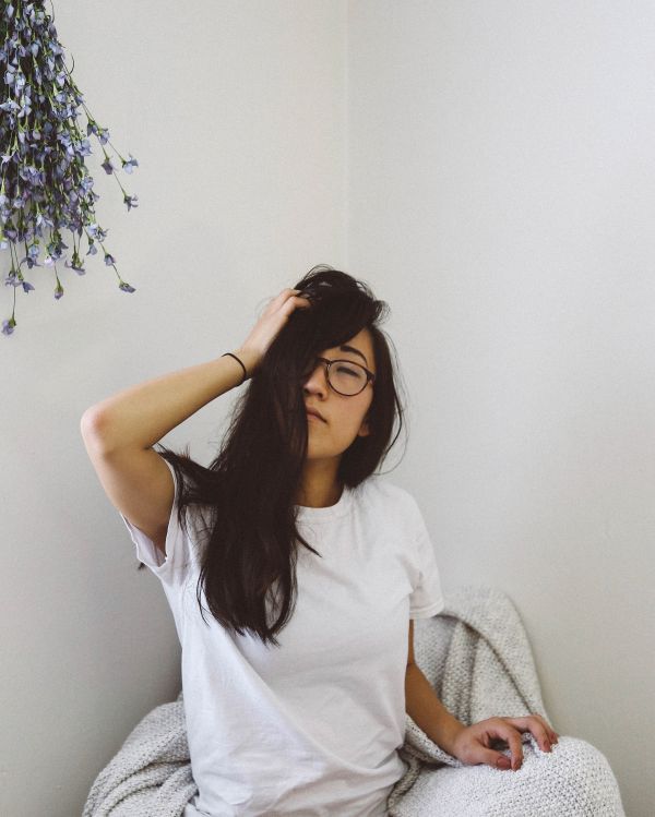 hand, person, girl, woman, hair, white