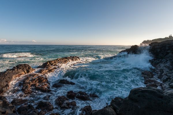 spiaggia, paesaggio, mare, costa, acqua, roccia