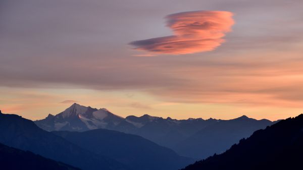 風景, 自然, 岩, 地平線, 山, 雲