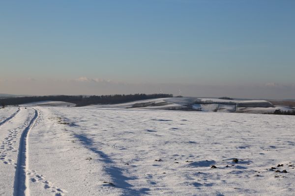 landskap, hav, natur, sand, snø, vinter