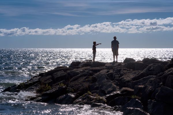 playa, mar, costa, agua, rock, Oceano