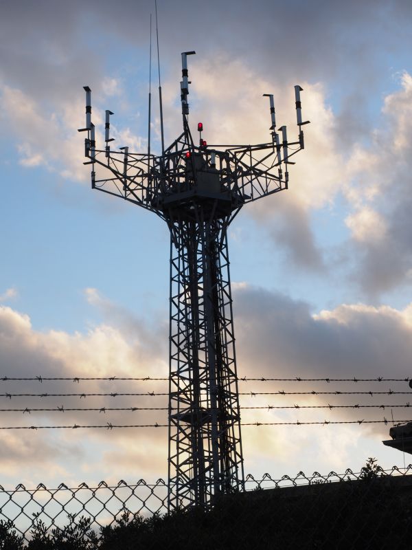 wolk, hemel, zonsondergang, windmolen, wind, antenne