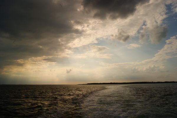 spiaggia, mare, costa, acqua, oceano, orizzonte