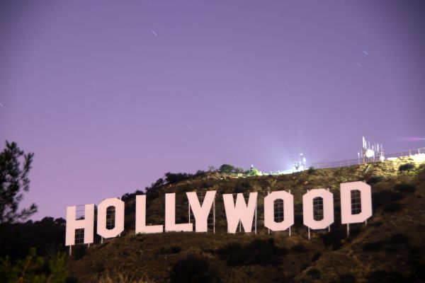 ουρανός,hollywood,ΗΠΑ,Νύχτα,σούρουπο,απόγευμα