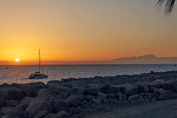 hemel, horizon, zee, zonsondergang, zonsopkomst, oceaan