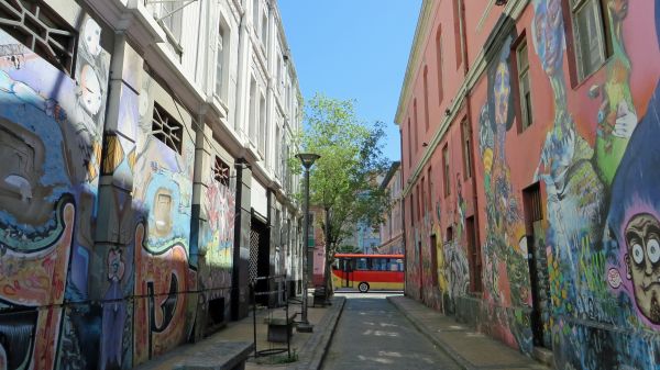 weg, straat, steeg, stad, kleur, stad-