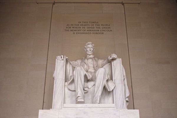 monumento, viagem, estátua, EUA, museu, Washington