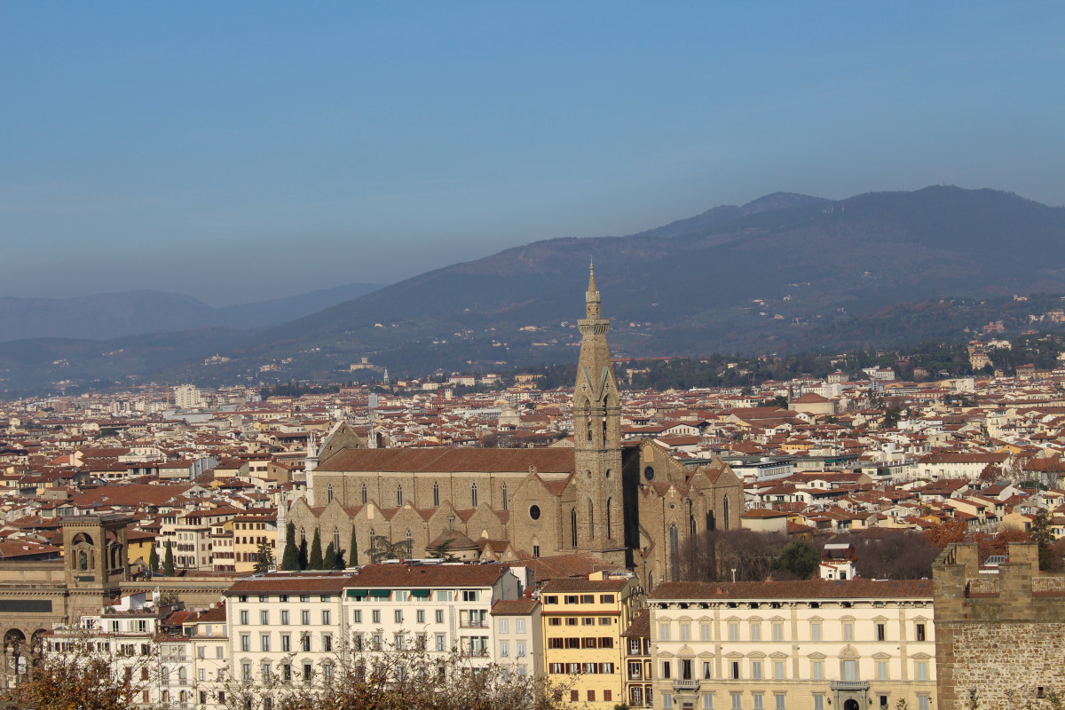 landskap, arkitektur, himmel, skyline, by, bygning, gammel, by, Urban, bybildet, panorama, reise, Europa, tårn, eldgammel, landemerke, Italia, Toscana, kirke, katedral, turisme, fra middelalderen, kultur, historie, renessanse, europeisk, berømt, florence, italiensk, Firenze, toscana, flyfotografering, antikkens historie, geografiske funksjonen, bosetning