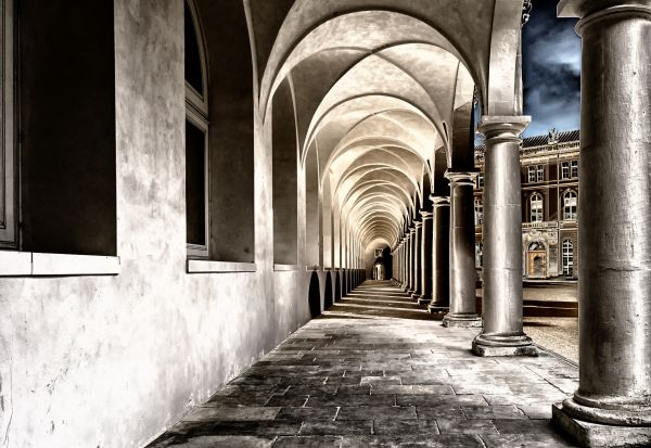 light,architecture,structure,alley,arch,column