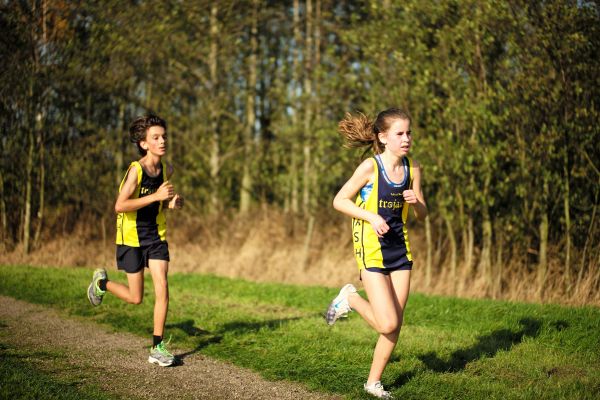 Person, Mädchen, Sport, See, Junge, Laufen