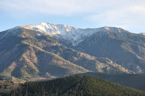 景观,性质,荒野,山,雪,爬坡道