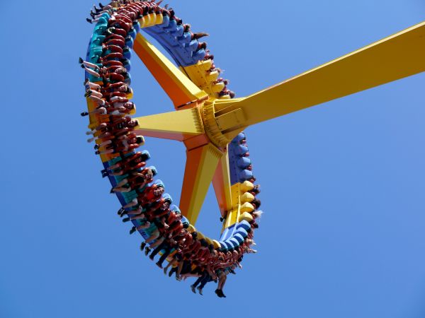 cer,agrement,parc de distractii,parc,rollercoaster,călătorie