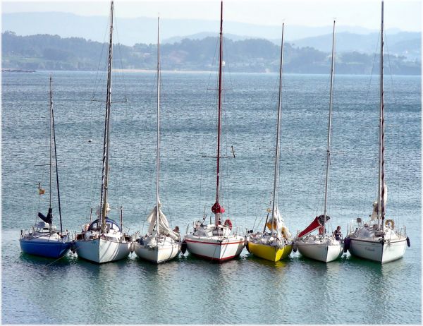 mer, eau, bateau, navire, plage, océan