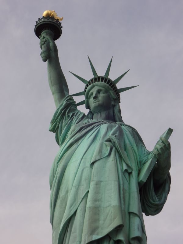 New york,Manhattan,monument,statue,grøn,Frihedsgudinden