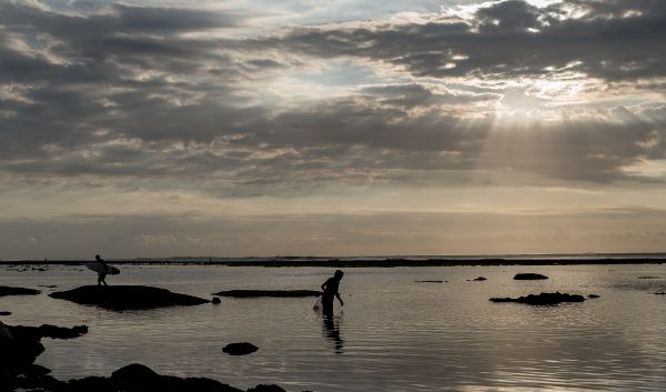 beach, landscape, sea, coast, water, work