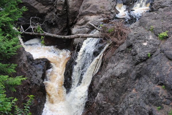 panorama,agua,natureza,Rocha,cascata,região selvagem