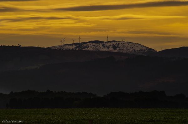 landskap,Berg,natur,horisont,moln,himmel