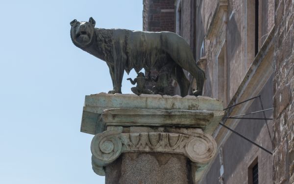 bois, monument, statue, gargouille, sculpture, art