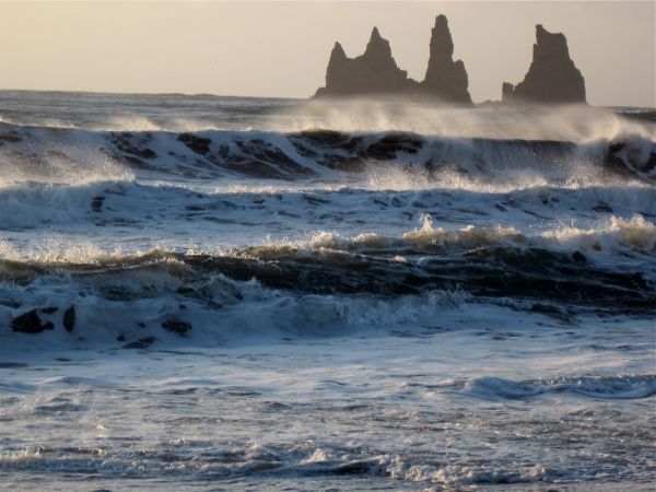 пляж, море, берег, воды, песок, камень