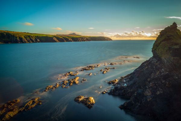 strand, landskap, hav, kust, vatten, natur