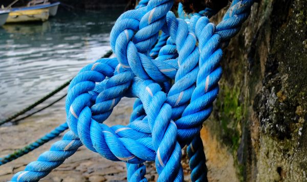 sea, rope, dock, boat, color, mooring