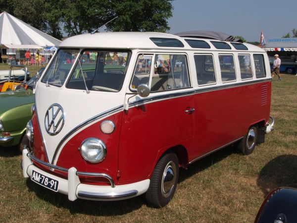 bil, automobil, volkswagen, van, hjul, retro