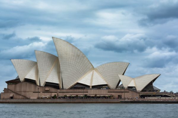 arkitektur, struktur, monument, sydney, himmel, bygning