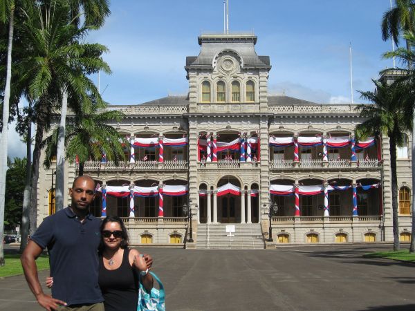 natuur, vakantie, reizen, Hawaii, paleis, plein