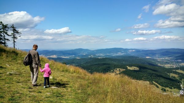 krajina,Příroda,oceán,divočina,chůze,hora