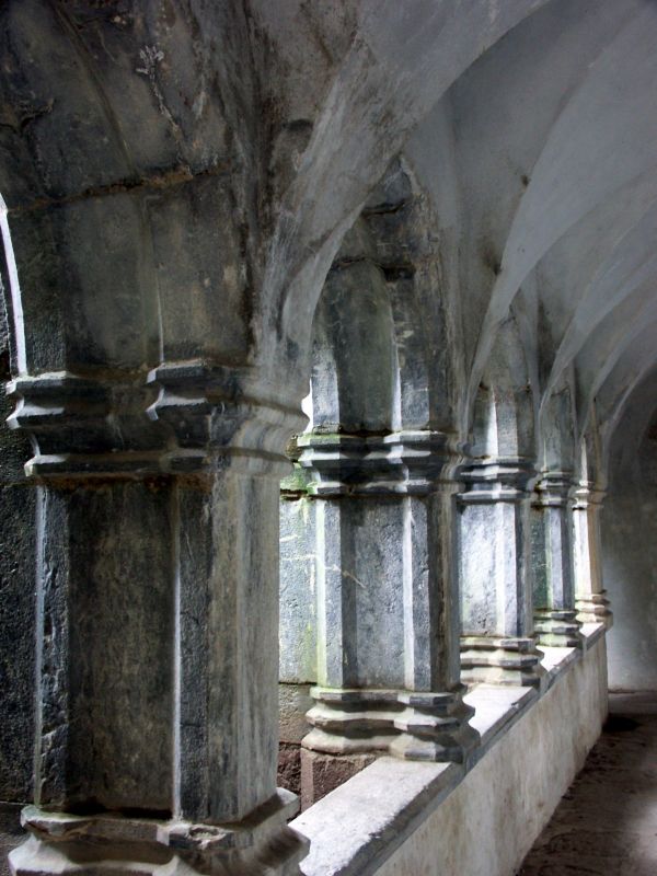 arquitectura, estructura, edificio, antiguo, piedra, arco