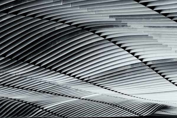 wing, black and white, architecture, structure, spiral, roof