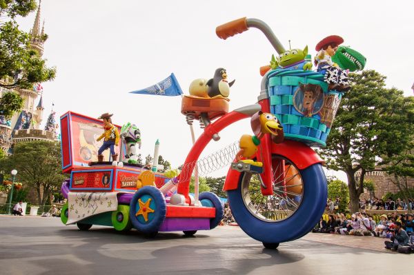 vehicul, Japonia, paradă, disney, festival, Tokyo