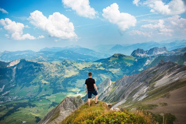 landschap,natuur,wildernis,wandelen,berg-,wolk