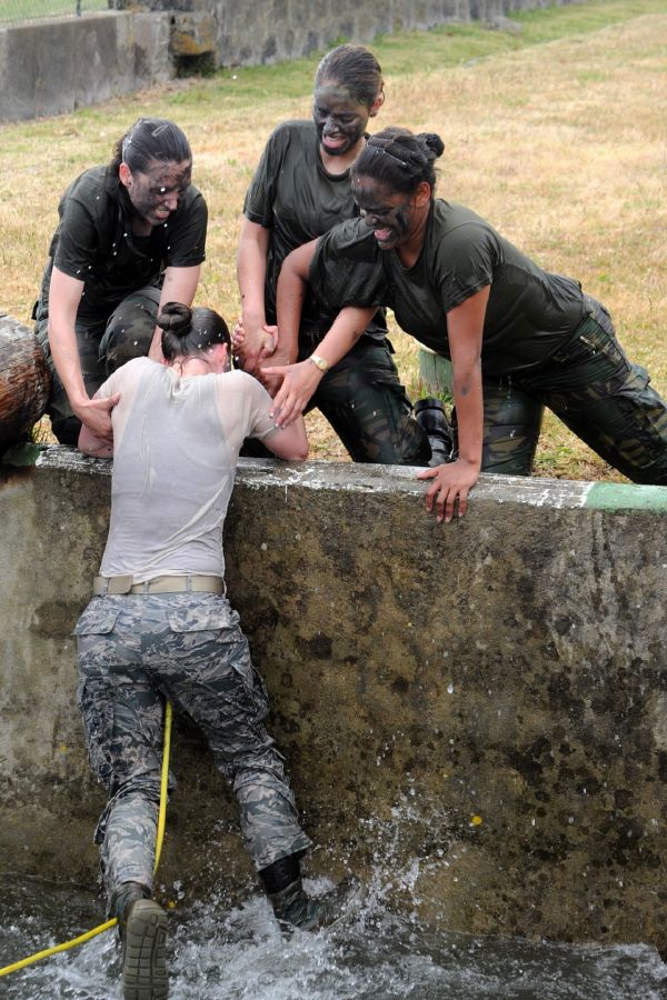 people,work,military,mud,training,exercise